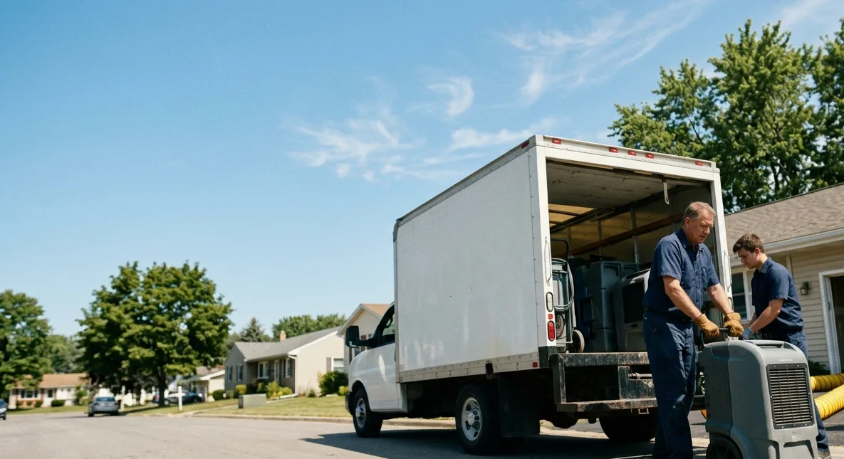 Water Damage Cleanup in Champaign, IL near me